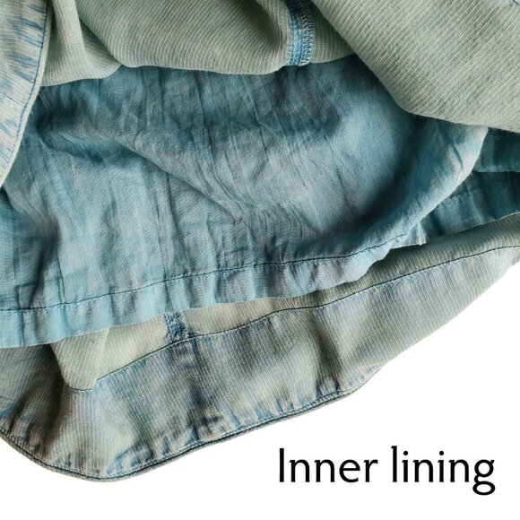 Free People New Romantics Sexy Dust Drag Jumpsuit Mermaid Blue Green S - Picture 14 of 16